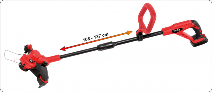 Trimmer cu acumulator 18V, 250 / 300 mm [2]