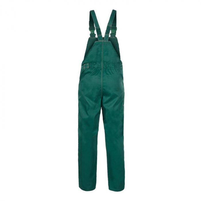 Salopeta de lucru subtire verde cu cusaturi contrastante Lahti Pro [3]