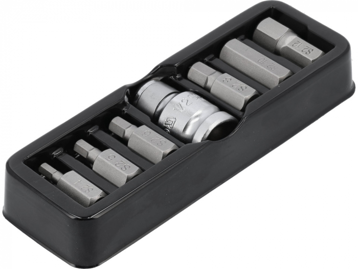 Set 7 biti cu suport hexagonal de 10mm cu adaptor 1/2 [2]