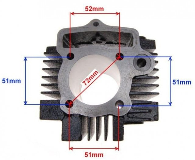 Set motor ATV / Cross 4T 125cc (piston 54mm) [2]