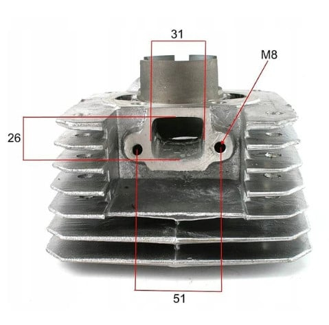 Set motor moped Minsk 125cc [3]