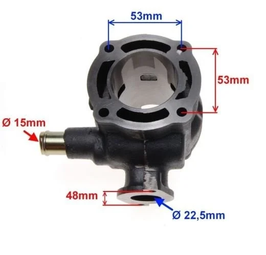 Set motor scuter 2T 50cc Suzuki Katana / Aprilia Ditech racire pe apa [3]