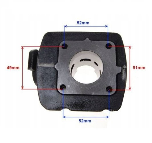 Set motor scuter 2T 80cc Honda Bali piston de 47mm [3]