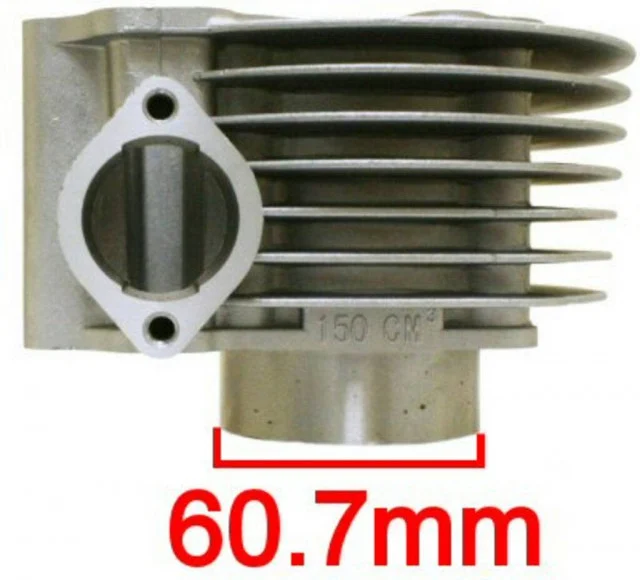 Set motor scuter 4T 150cc GY6 piston de 57.5mm [3]