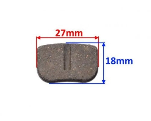 Set placute frana Pocket bike, mini atv [2]