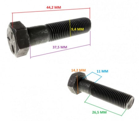 Surub cutit masina tuns gazon 37.5mm [2]