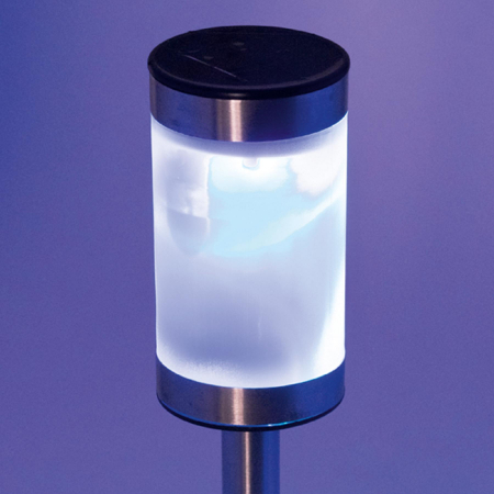 *PROMO*Lampa de gradina cu baterie solara, metalica, multicolor, ziua se incarca, noaptea lumineaza [3]