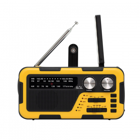 Radio solar hibrid, BT/USB/SD cu incarcare hibrida, solara sau cu manivela rotativa sau cablu USB [2]