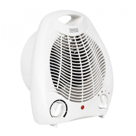 Aeroterme - Aeroterma 2000W, 2 trepte de incalzire, o treapta de ventilatie, termostat reglabil, alb