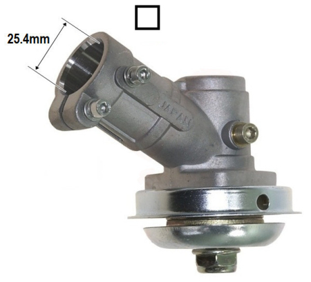 Piese motocoasa  - Angrenaj inferior motocoasa 25.4mm x patrat