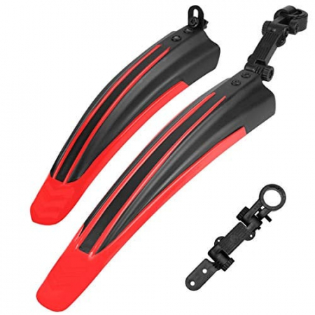 Truse si chei pentru auto - Aripi bicicleta sport (negru si rosu)