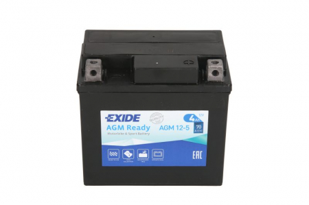 Baterie EXIDE cu gel 12V 4AH 113x70x105mm [1]