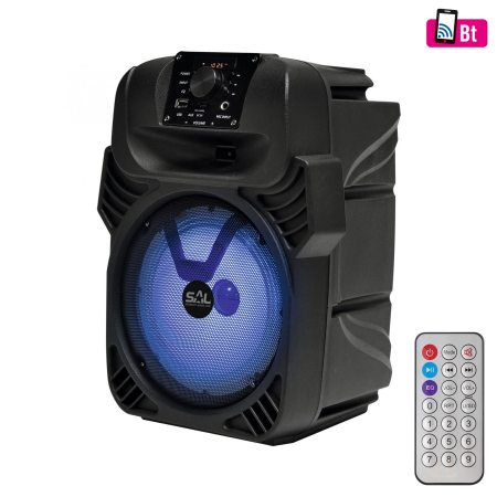 Casa si bucatarie - Boxă party pe 2 căi, acumulator înglobat și lumină LED