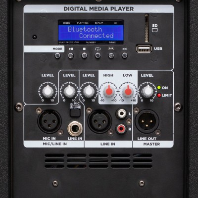 Boxă profesională activă Somogyi PAP43BT, 1200W, 15”, Bluetooth, USB/SD, XLR MIX OUT, multimedia player integrat [3]