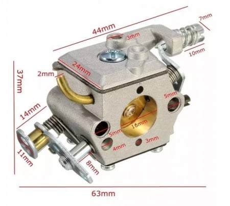  Carburatie drujba  - Carburator drujba Husqvarna 136, 137, 141, 142 (cal. 2)