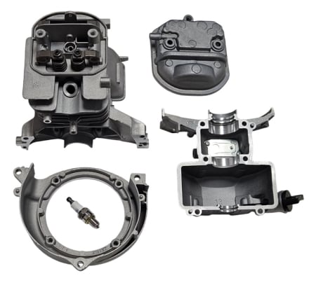  Piese motor motocoasa  - Carter + cilindru motocoasa Honda GX 35