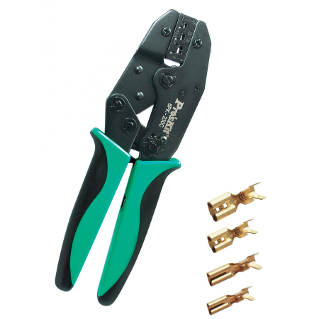 Scule si unelte de mana - Cleste de presat/sertizat papuci cablu, profesional 220 mm