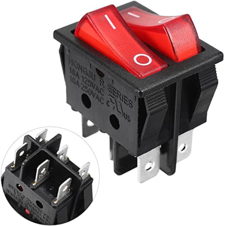 Comutator dublu 15A 250V (bipolar) [1]