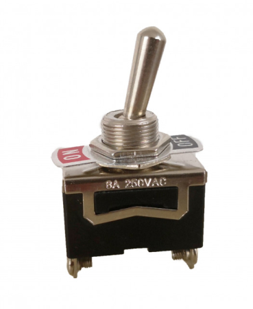 Piese schimb scule electrice, bormasina  - Comutator simplu 6A /250V (2 papuci)