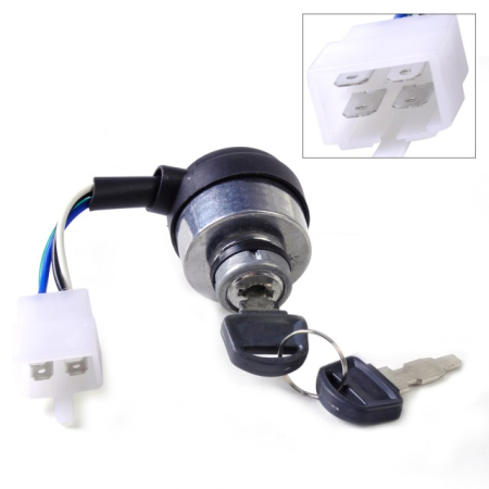  Componente electrice motosapa, motocultor  - Contact generator (mufa cu 4 pini)