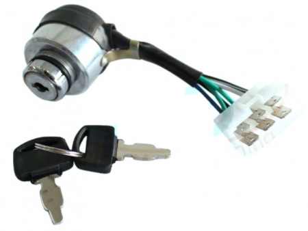 Componente electrice motosapa, motocultor  - Contact generator (mufa cu 6 pini)