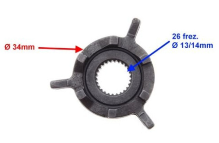 Cuplaj variator scuter 4T 50-80cc [1]