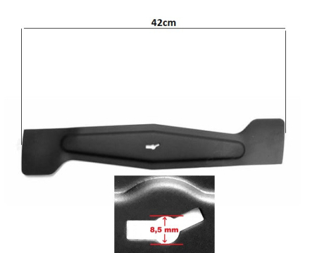 Cutit masina de tuns gazon electrica Castorama, MacAlister 1800/42 [1]