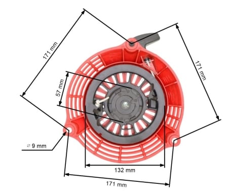 Piese motoutilaje  - Demaror compatibil Honda GCV 160, GCV 190 cal.2