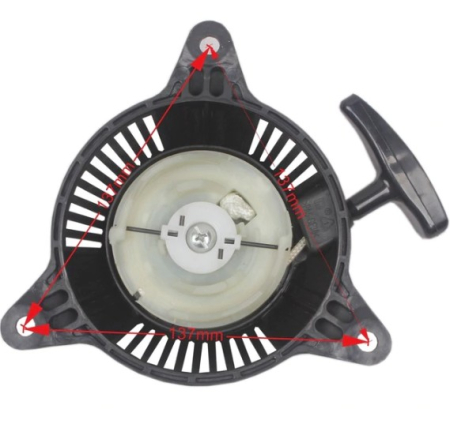 Demaror compatibil Honda GXH 50, GXV 50, kit bicicleta 4 timpi [1]