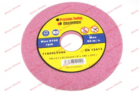 Piese drujba  - Disc abraziv pentru aparat de ascutit lant drujba 145x 4.7 x 22.2mm Tecomec