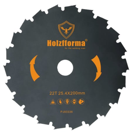 Piese motocoasa  - Disc motocoasa Holzfforma (22T x 22.4mm x 200mm)