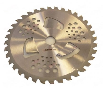  Disc motocoasa - Disc taietor motocoasa 230x 40T x 25.4mm (cu aripioare)