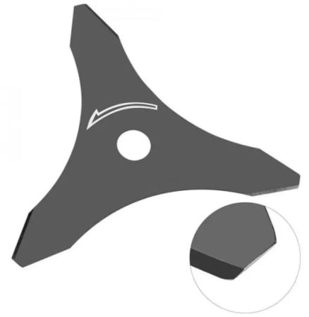  Disc motocoasa - Disc taietor motocoasa 3 laturi (model Y) 255 x 20mm