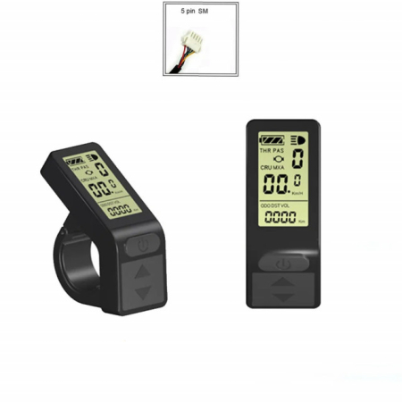  Piese kit conversie bicicleta electrica - Display bicicleta electrica LCD KT4
