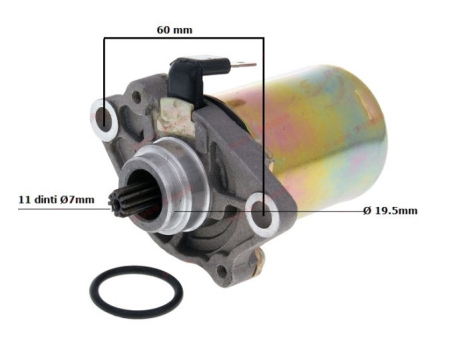Electromotor scuter 2T Piaggio / Peugeot / Gilera 50cc [1]