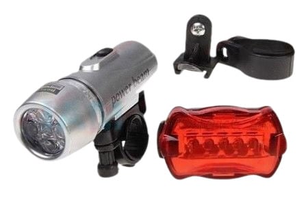  Lumini biciclete - Far si stop bicicleta Bright (5 Leduri)