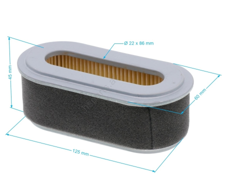Piese motoutilaje  - Filtru aer ROBIN EH18 EX 13, EX 17, EX 21/ WACKER WM130, WM170