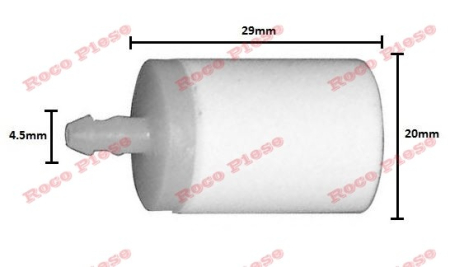 Piese drujba  - Filtru benzina drujba Husqvarna 4.5mm