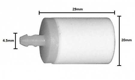 Piese de schimb - Filtru benzina pentru drujbe Husqvarna de 4.5mm