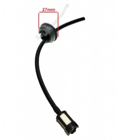 Filtru + furtun benzina motocoasa (CU GARNITURA DE 27MM) [1]