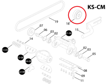 Fulie oala ambreiaj decojitor busteni drujba compatibila Stihl 064, 066, Ms660 [1]
