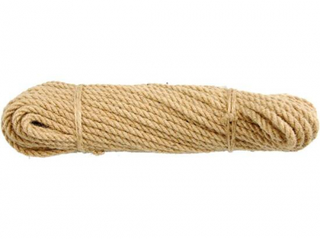 Unelte altoit /legat/plantat - Funie iuta impletita 10mm x 10m