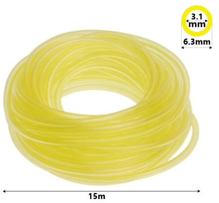  Carburatie drujba  - Furtun benzina / ulei drujba 6.3mm x 3.1m (rola 15m)