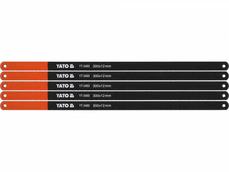 Accesorii scule electrice - Lama pentru fierastrau cu o singură față îngustă de 300 x 12 x 0,6 mm pentru metal
