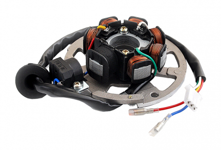 Piese de schimb - Magnetou si platou MinarelliI Yamaha 50-80cc cu 7 bobine si senzor scanteie