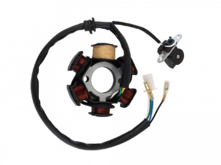 Piese de schimb - Stator GY6 125-150cc - 6 bobine