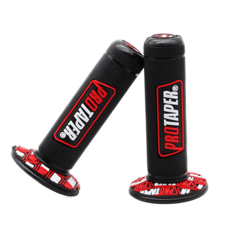  Accesorii scuter  - Mansoane acceleratie cross Pro Taper (rosii)