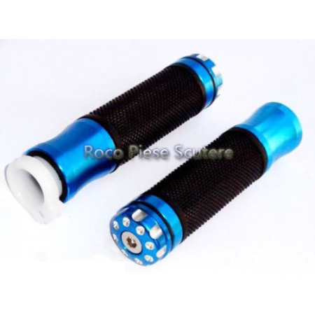  Accesorii scuter  - Mansoane metal albastru