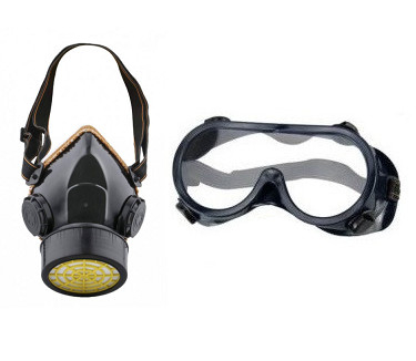 Piese atomizor  - Masca + ochelari protectie atomizor