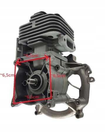  Piese motor motocoasa  - Motor complet motocoasa TL 52 (piston de 44mm)
